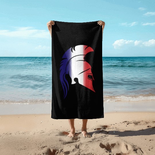 Sparta France Beach Towels
