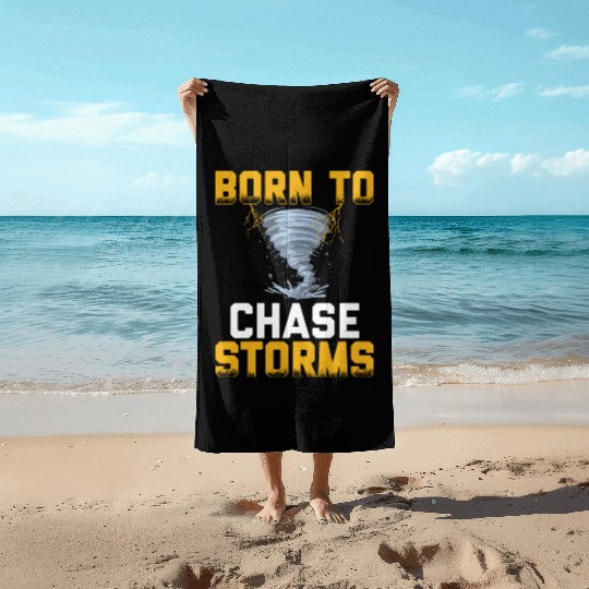 Storm Chaser Beach Towels
