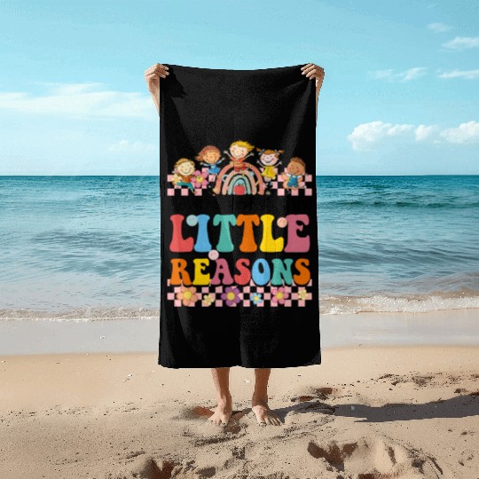 I love my job Beach Towels