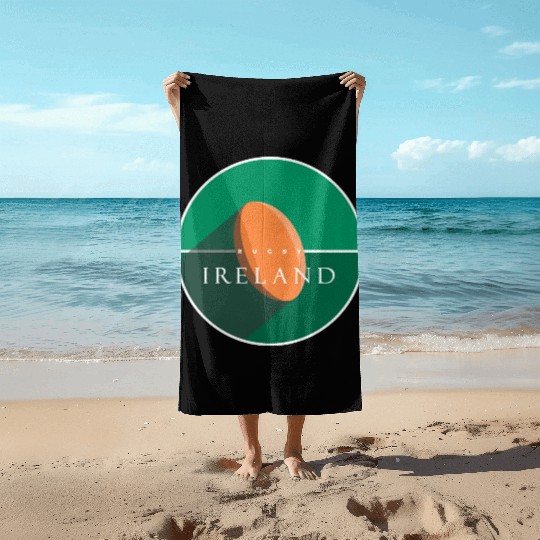 RUGBY IRELAND Beach Towels