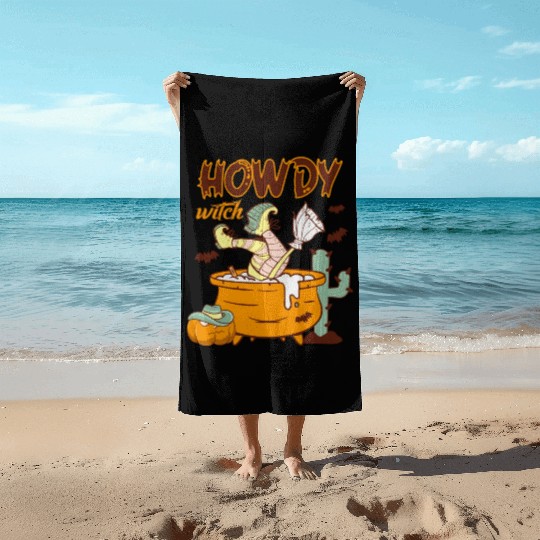 Howdy Witch Beach Towels