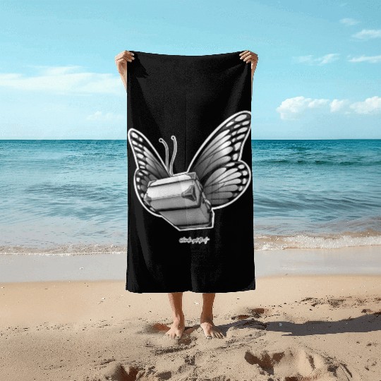 Monarch Travel Bug - Travel Bug Series Beach Towels