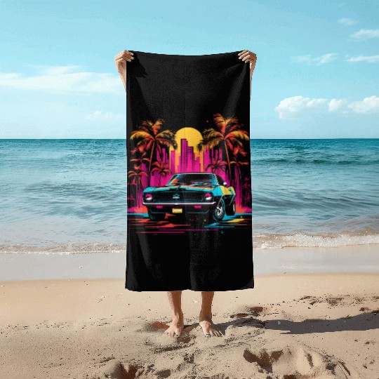 Camaro Z28 Beach Towels