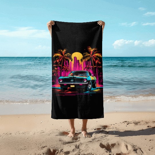 Camaro Z28 Beach Towels