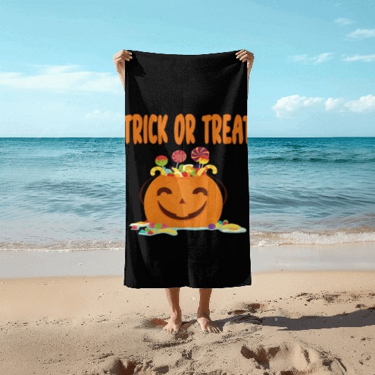 Halloween - Trick Or Treat Beach Towels