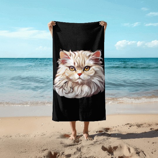 Persian Cat Beach Towels