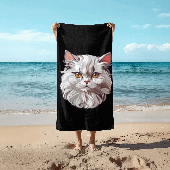 Persian Cat Beach Towels
