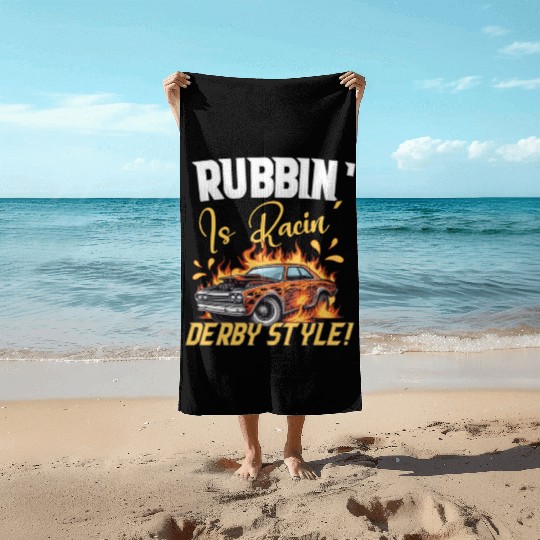 Demo Derby Demolition Derby Demolition Derby Lover Beach Towels