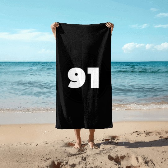 Congratulations Today 91 Years Old - Ninety-Nine Beach Towels