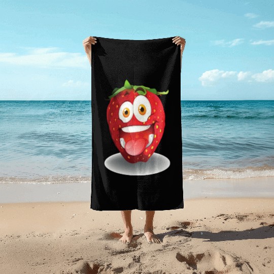 Strawberry Beach Towels