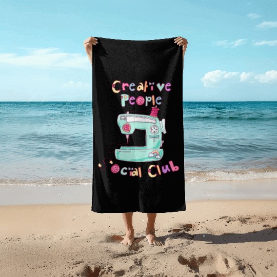Creative People Soociial Clubb Beach Towels
