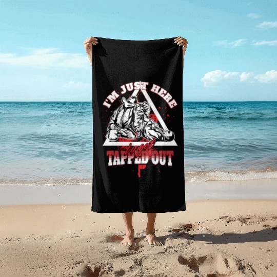 Funny Brazilian Jiu Jitsu BJJ Martial Arts Beach Towels