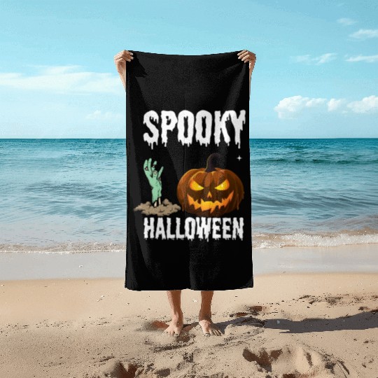 Frightful Fashion: Scary Good Halloween Tees Beach Towels
