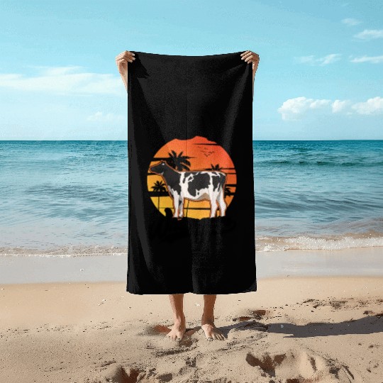 Cow Whisperer Farmer Cattle Breeder Cows Beach Towels