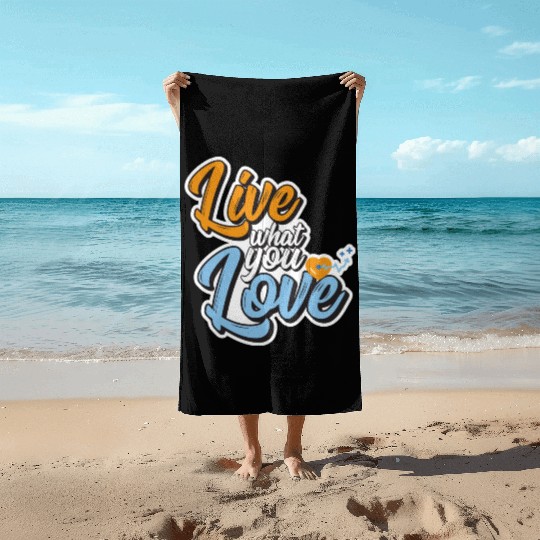 Hopeful Hearts Embrace Beach Towels