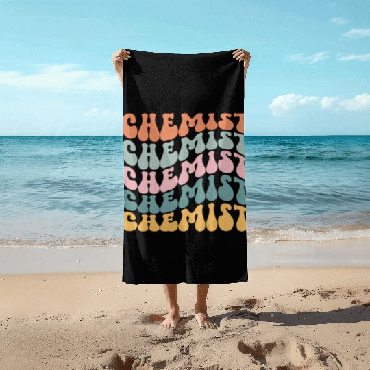 Chemist Laboratory Scientist Chemical Analyst Beach Towels