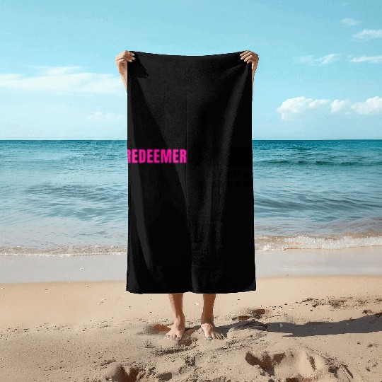 JESUS SAVES Collection Beach Towels