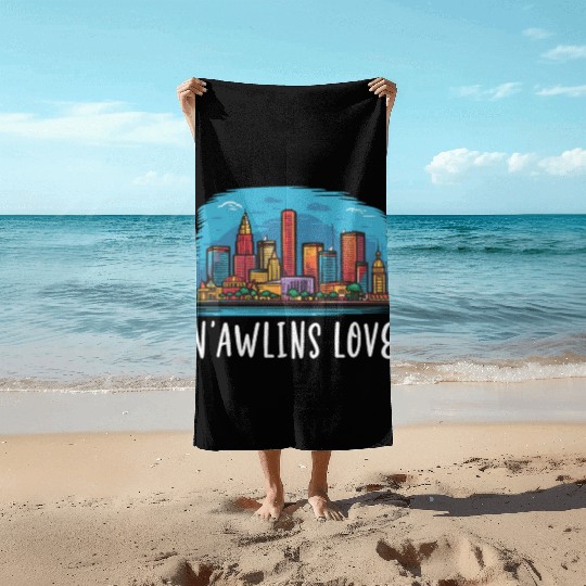 New Orleans Louisiana USA America United States Beach Towels