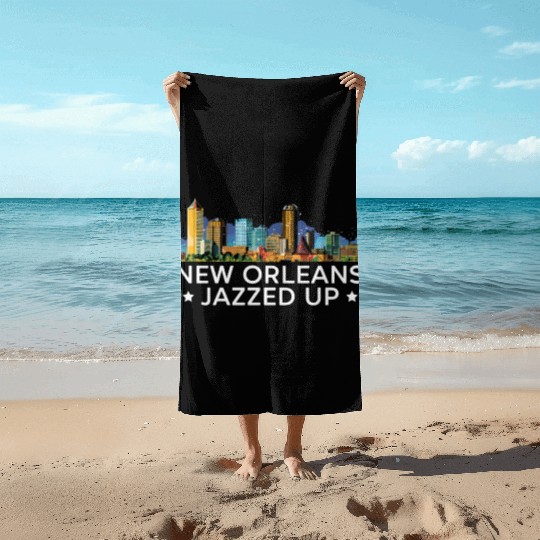 New Orleans Louisiana USA America United States Beach Towels