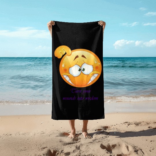 wednesday copy Beach Towels