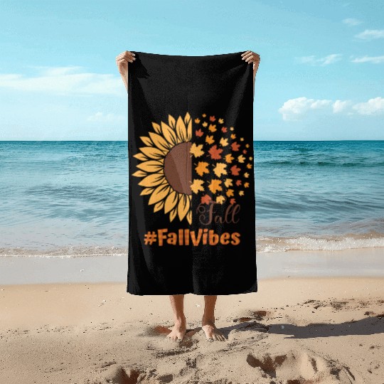 Fall Vibes Beach Towels