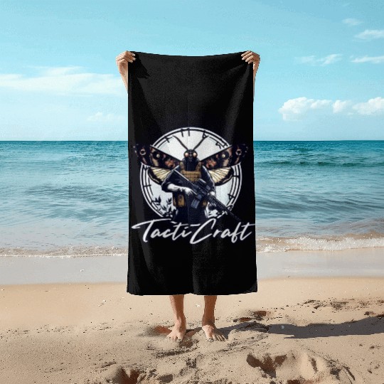 Mothman Operator Beach Towels