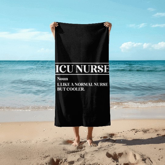 Registered Nurse RN Medical Hospital Healthcare Beach Towels
