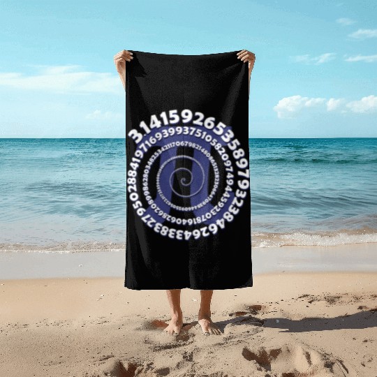 3.14 Math Teacher Pi National Day Beach Towels Geek Nerd