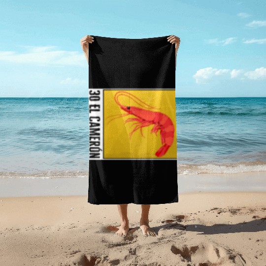 Lottery Beach Towels, El Camaron Beach Towels, Gift For Lottery