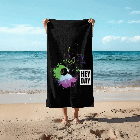 ATV/Quad " Airborne" style logo. By "Hey Day" Beach Towels