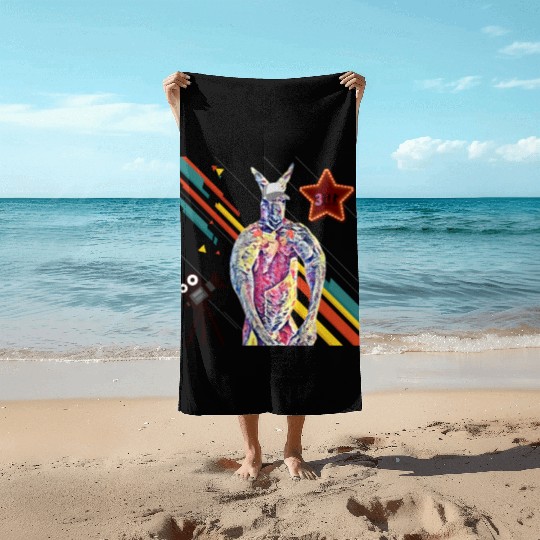 Kangaroo Super Star Beach Towels