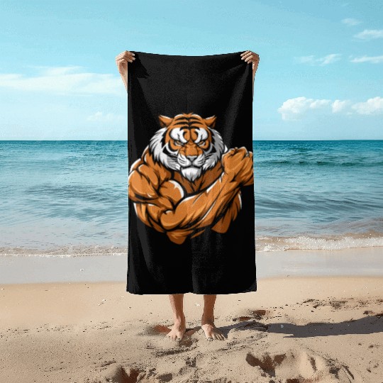 Workout Gym Tiger Beach Towels