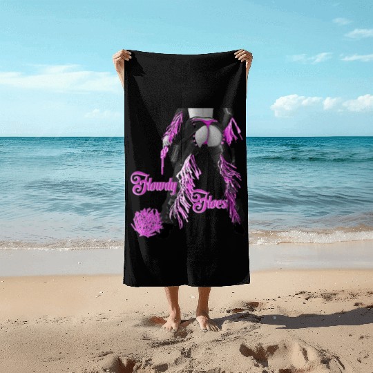 Howdy Hoes Beach Towels