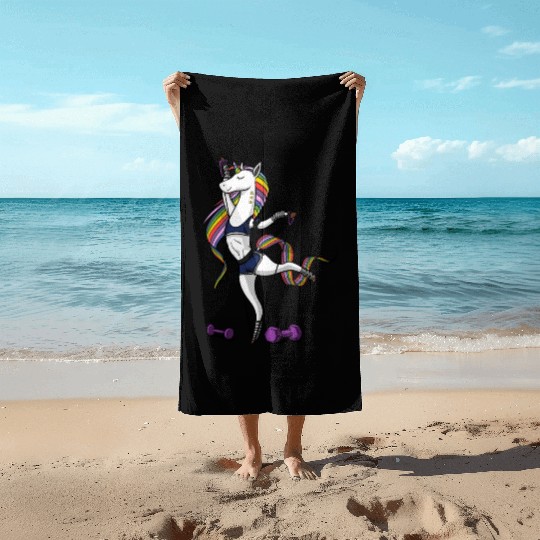 Unicorn Fitness Gym Workout Beach Towels