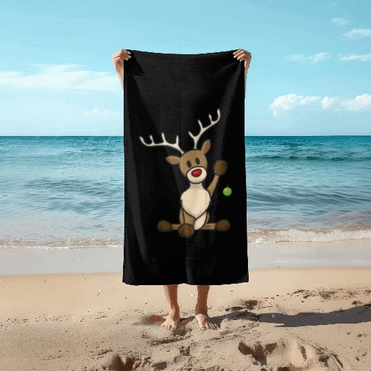 reindeer Beach Towels