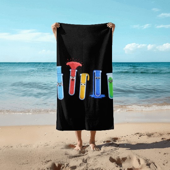 Science Beach Towels, Physics Of Fluids Emotion Test