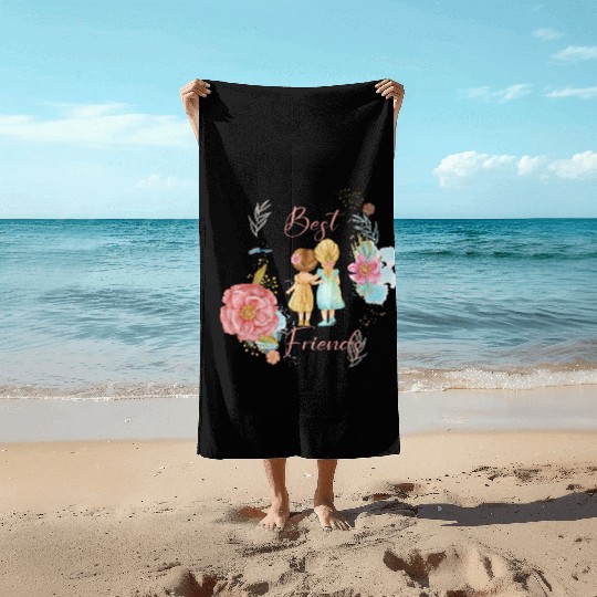 best friends Beach Towels