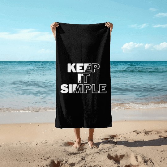 keep it simple Beach Towels