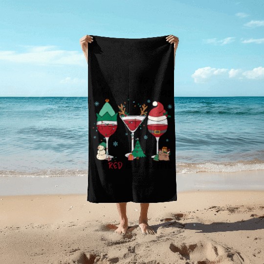 I'm Dreaming Of A White Christmas Beach Towels