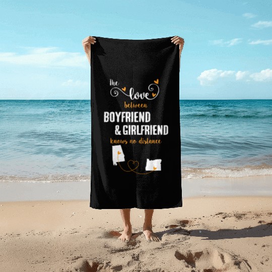 Love Between BF And GF Albm To Oregon Gift Beach Towels