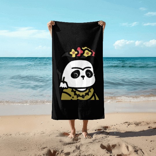 Frida Kahlo D83D DC3CGiant Panda Beach Towels