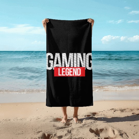 Gaming Legend Beach Towels