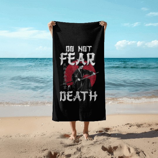 Japan Asian Katana Beach Towels