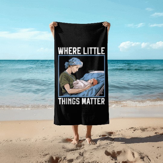 Registered Nurse Medical Medicine Neonatal Nurse Beach Towels
