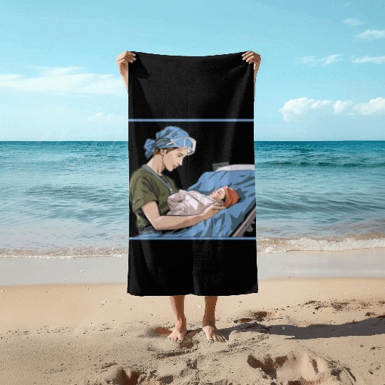 Registered Nurse Medical Medicine Neonatal Nurse Beach Towels
