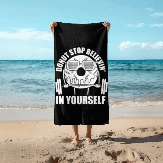 Fitness Donut Funny Donut Gym Beach Towels