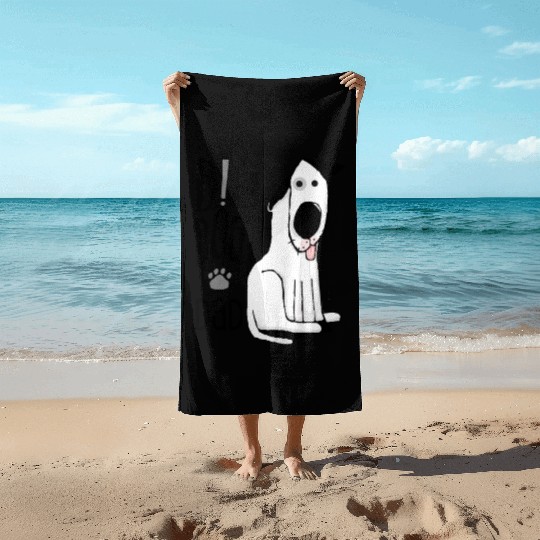 Big Dog Dad Beach Towels
