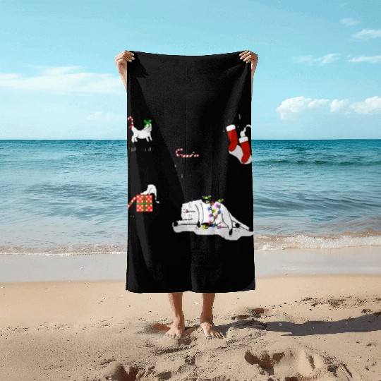 Holidays are Exhausting. Merry Christmas! Beach Towels