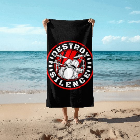 Music Rock Music Drums Concert Beach Towels