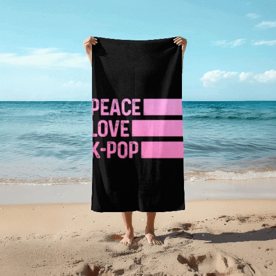 K-Pop Fan Gift Korean Pop Music Beach Towels